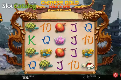 Οθόνη2. Chinese Gold Hold and Spin Κουλοχέρης