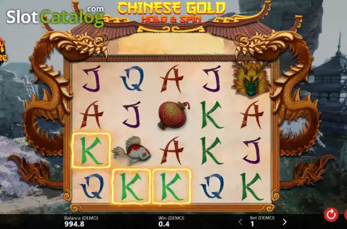 Οθόνη4. Chinese Gold Hold and Spin Κουλοχέρης