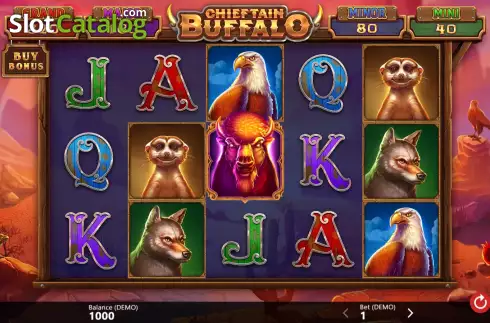 Οθόνη2. Chieftain Buffalo Κουλοχέρης