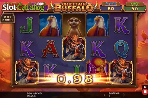 Οθόνη3. Chieftain Buffalo Κουλοχέρης