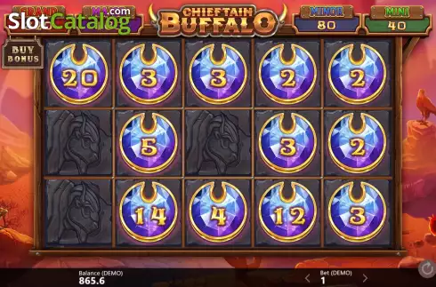 Οθόνη6. Chieftain Buffalo Κουλοχέρης