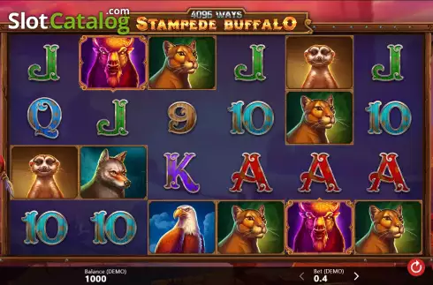 Οθόνη2. Stampede Buffalo 4096 Ways Κουλοχέρης 