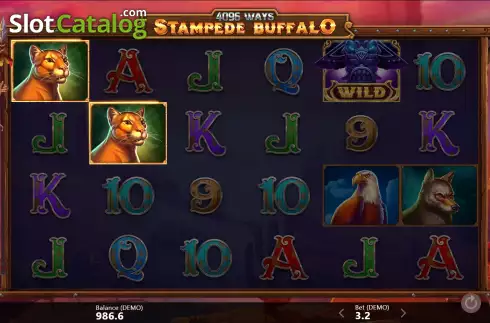 Οθόνη3. Stampede Buffalo 4096 Ways Κουλοχέρης 