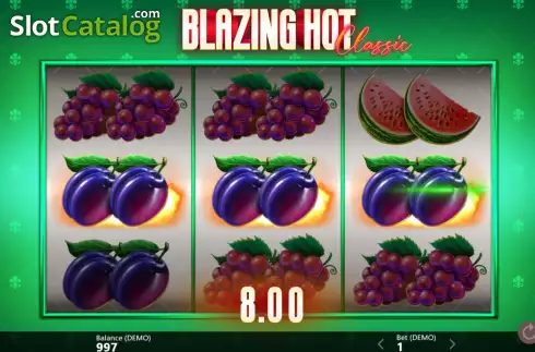 Οθόνη3. Blazing Hot Classic Κουλοχέρης 