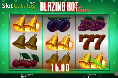 Οθόνη4. Blazing Hot Classic Κουλοχέρης 