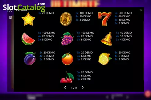 Οθόνη5. Ultimate Blazing Hot Κουλοχέρης