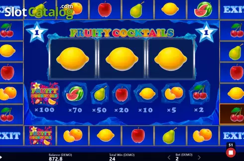 Οθόνη9. Fruity Cocktails Κουλοχέρης