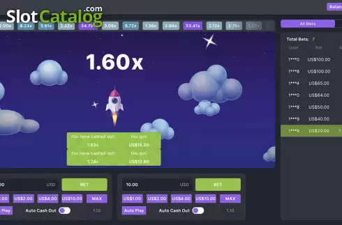 Οθόνη4. Rocket Bang Κουλοχέρης