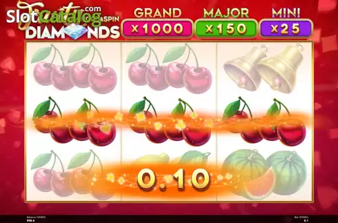 Οθόνη3. Fruity Diamonds Hold and Spin Κουλοχέρης