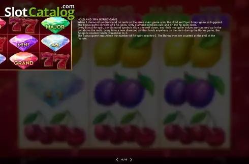 Οθόνη8. Fruity Diamonds Hold and Spin Κουλοχέρης