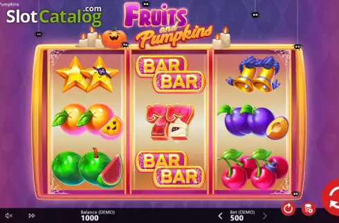 Οθόνη2. Fruits and Pumpkins Κουλοχέρης