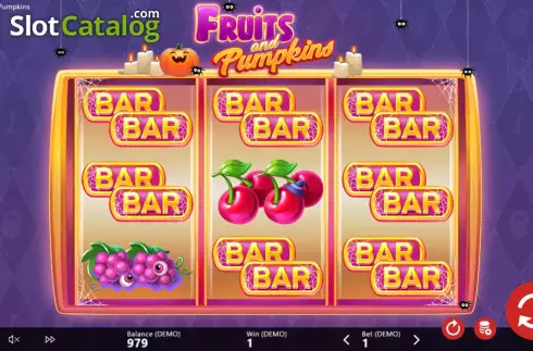 Οθόνη3. Fruits and Pumpkins Κουλοχέρης