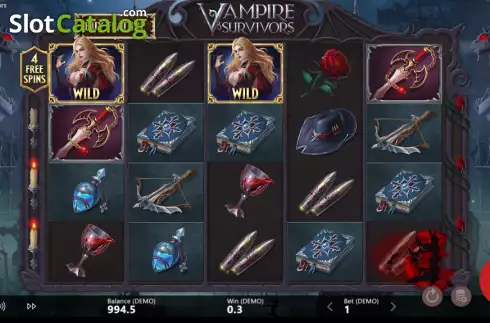 Οθόνη3. Vampire Survivors Κουλοχέρης
