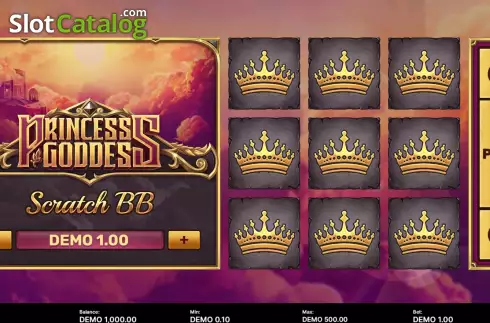 Οθόνη2. Princess Goddess Scratch BB Κουλοχέρης