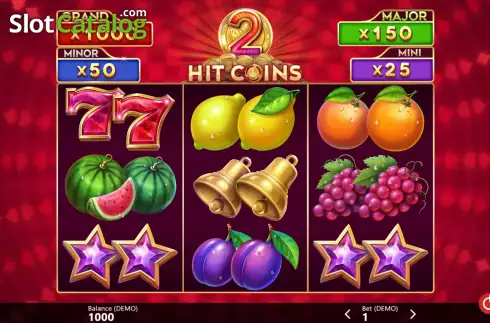 Οθόνη2. Hit Coins 2 Hold and Spin Κουλοχέρης 