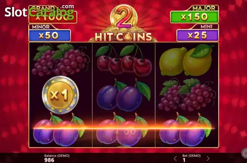 Οθόνη3. Hit Coins 2 Hold and Spin Κουλοχέρης 