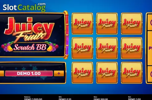Οθόνη2. Juicy Fruits Scratch BB Κουλοχέρης
