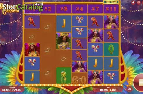 Οθόνη3. Brazilian Carnival Κουλοχέρης 
