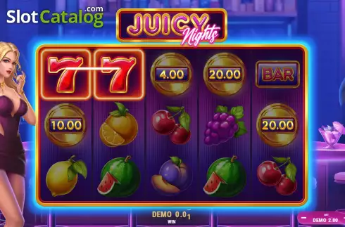 Οθόνη3. Juicy Nights Κουλοχέρης