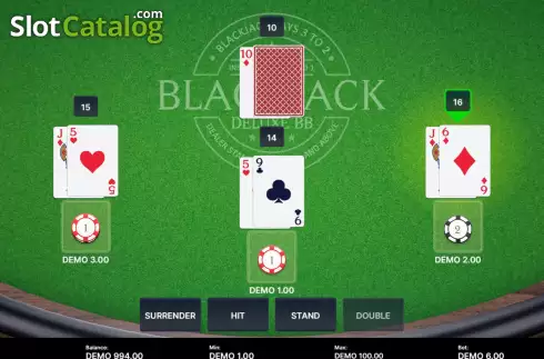 Οθόνη2. Blackjack Deluxe BB Κουλοχέρης