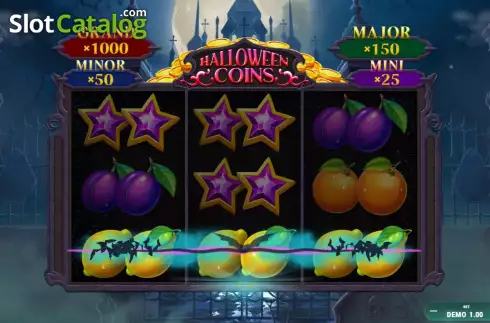 Οθόνη3. Halloween Coins Hold and Spin Κουλοχέρης