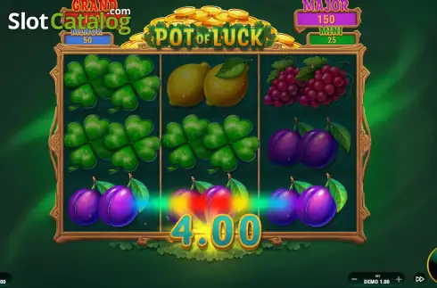 Οθόνη3. Pot of Luck Hold and Spin Κουλοχέρης