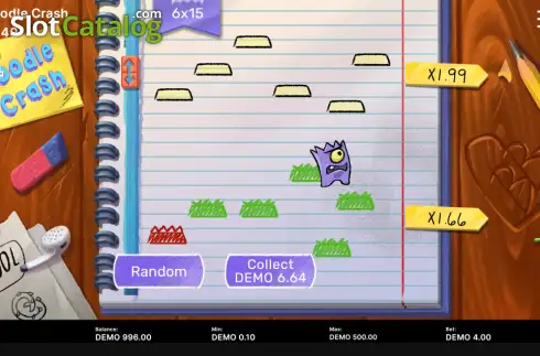Οθόνη2. Doodle Crash Κουλοχέρης