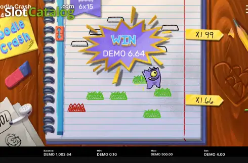 Οθόνη3. Doodle Crash Κουλοχέρης