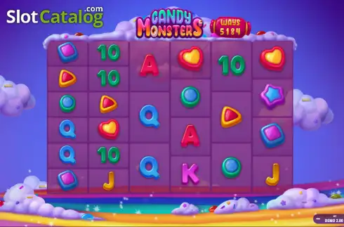 Οθόνη2. Candy Monsters Κουλοχέρης