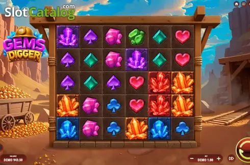 Οθόνη2. Gems Digger Κουλοχέρης