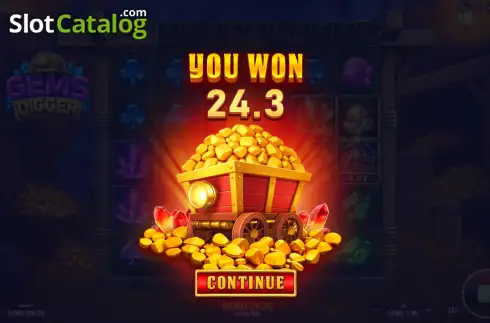 Οθόνη3. Gems Digger Κουλοχέρης