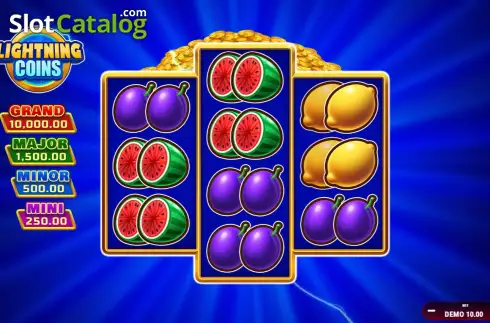 Οθόνη2. Lightning Coins Hold and Spin Κουλοχέρης 