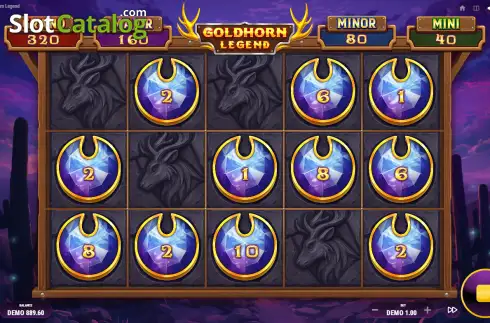 Οθόνη3. Goldhorn Legend Κουλοχέρης 