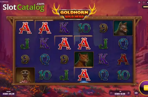 Οθόνη3. Goldhorn Wild Herd Κουλοχέρης