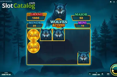 Οθόνη2. Wolves & Coins Κουλοχέρης
