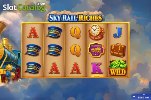 Οθόνη2. Sky Rail Riches Κουλοχέρης