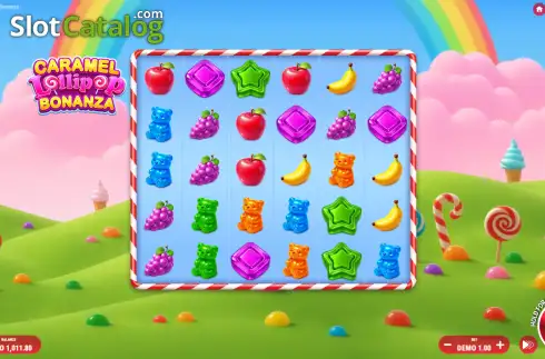 Οθόνη2. Caramel Lollipop Bonanza Κουλοχέρης 