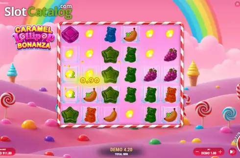 Οθόνη3. Caramel Lollipop Bonanza Κουλοχέρης 
