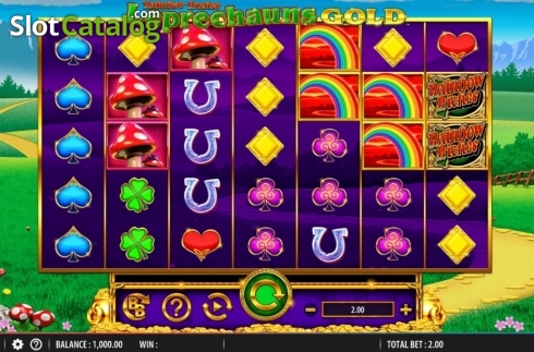 Οθόνη2. Rainbow Riches Leprechauns Gold Κουλοχέρης