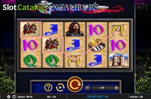Οθόνη3. Excalibur's Choice Κουλοχέρης