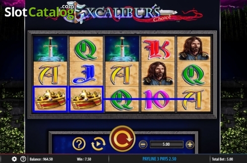 Οθόνη4. Excalibur's Choice Κουλοχέρης