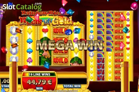 Οθόνη9. Rainbow Riches Reels of Gold Κουλοχέρης