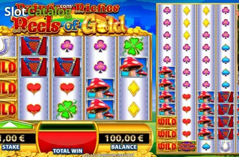 Οθόνη2. Rainbow Riches Reels of Gold Κουλοχέρης