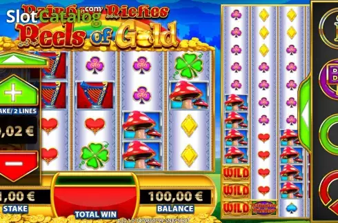 Οθόνη3. Rainbow Riches Reels of Gold Κουλοχέρης
