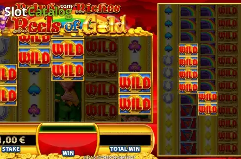Οθόνη8. Rainbow Riches Reels of Gold Κουλοχέρης