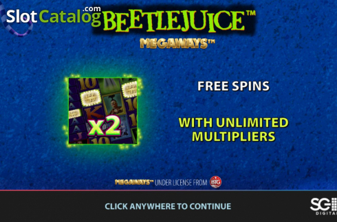 Οθόνη2. Beetlejuice Megaways Κουλοχέρης 