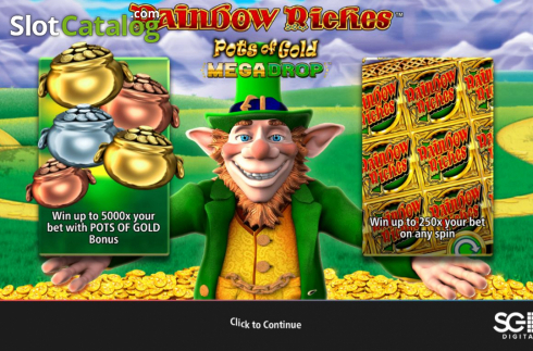 Οθόνη2. Rainbow Riches Pots of Gold Κουλοχέρης