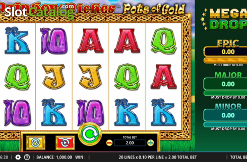 Οθόνη3. Rainbow Riches Pots of Gold Κουλοχέρης