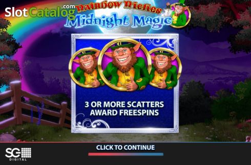 Οθόνη2. Rainbow Riches Midnight Magic Κουλοχέρης