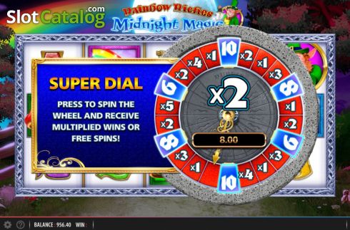 Οθόνη5. Rainbow Riches Midnight Magic Κουλοχέρης
